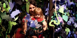 Family enjoying the night time wonderland Release the Bats created by Anne Wallace, 2009 | Photography Katie Bennett