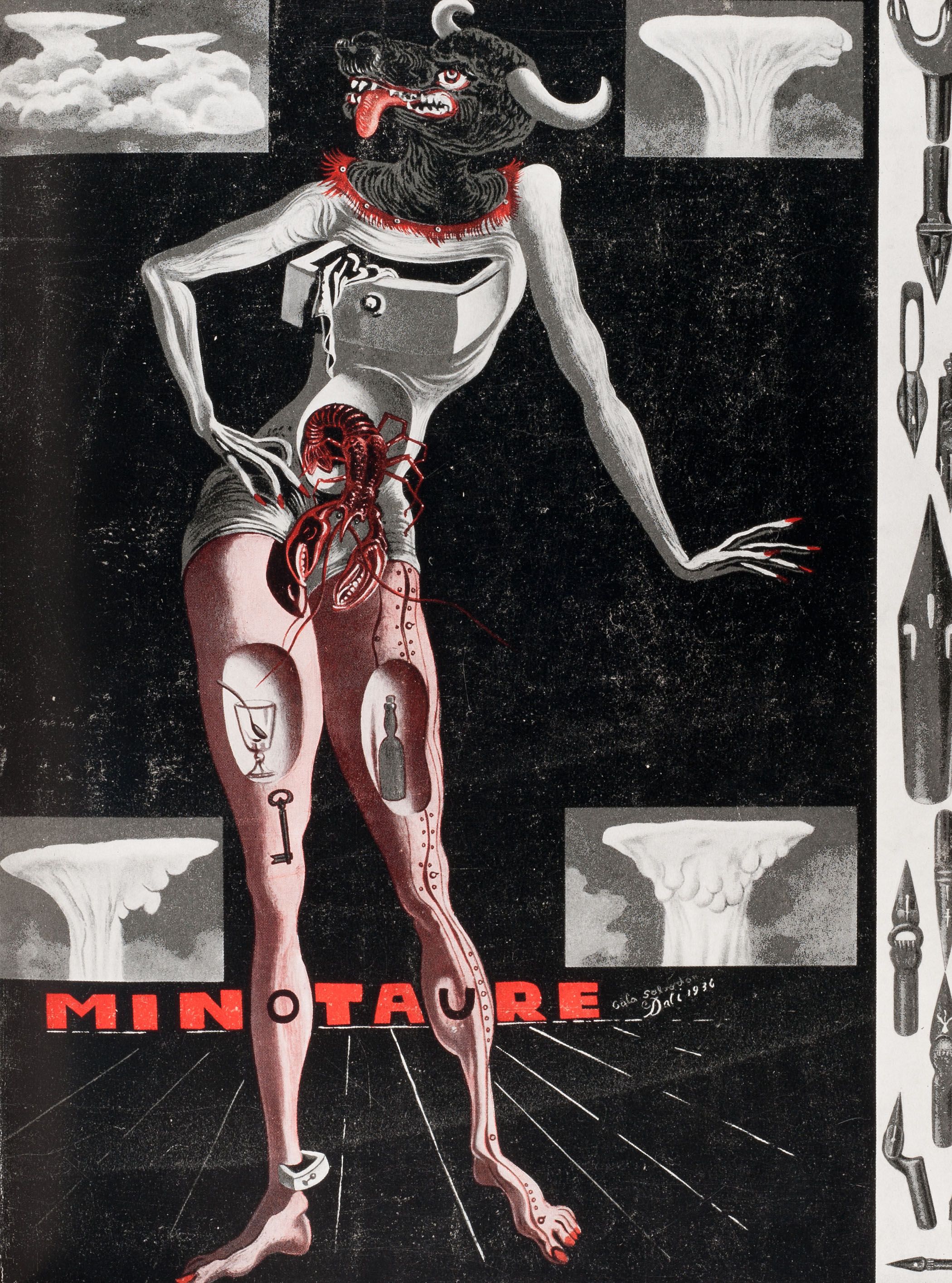 Cover of Minotaure, Surrealist magazine from the James C. Sourris AM Collection / Collection: Research Library