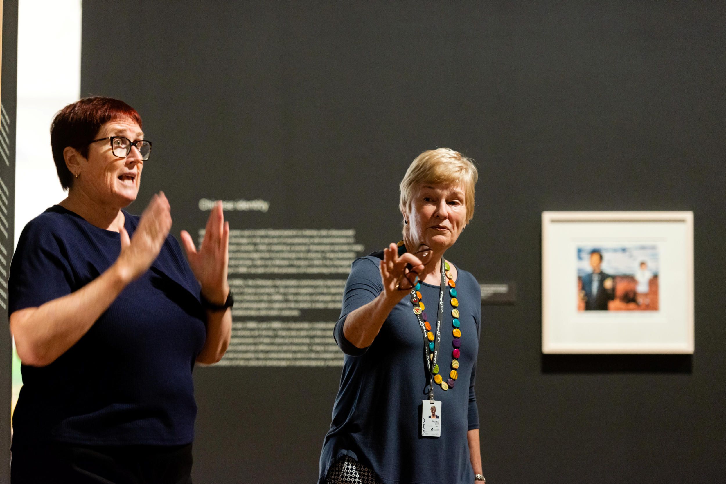 Auslan interpreted tour | Photograph: M Pricop