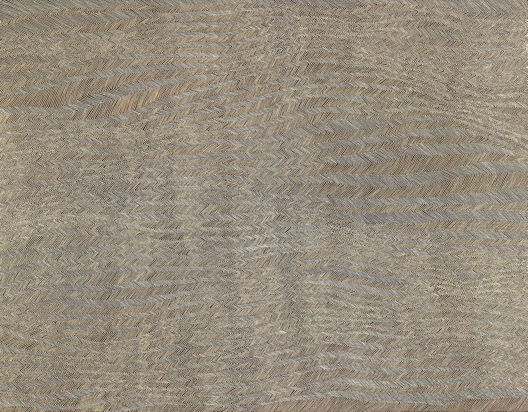 Doreen Reid Nakamarra, Pintupi/Ngaatjatjarra people, Australia c.1955–2009 / Untitled (Marrapinti) 2008 / Synthetic polymer paint on canvas / 213 x 275cm / Purchased 2009 with funds from the Bequest of Grace Davies and Nell Davies through the QAG Foundation / Collection: Queensland Art Gallery | Gallery of Modern Art / © Doreen Reid Nakamarra Estate