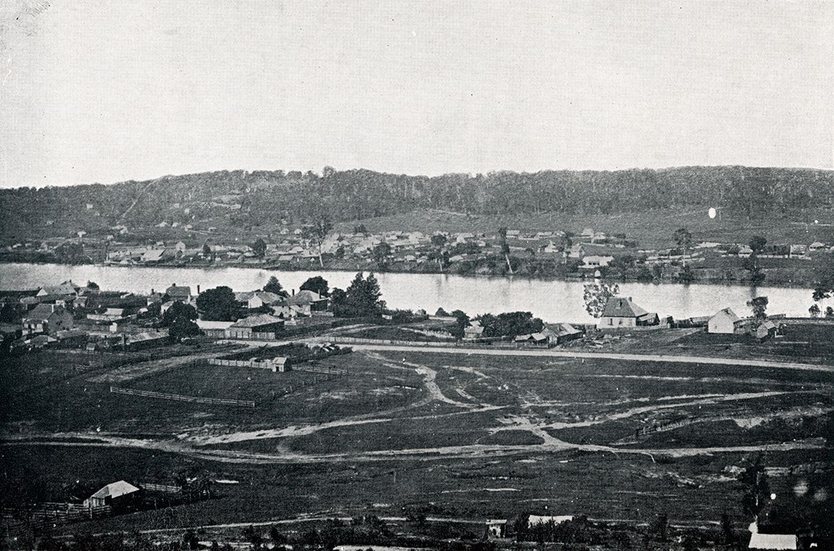 Brisbane from Wickham Terrace looking south 1860 / 99183857361202061 / Courtesy: John Oxley Library, State Library of Queensland, Brisbane