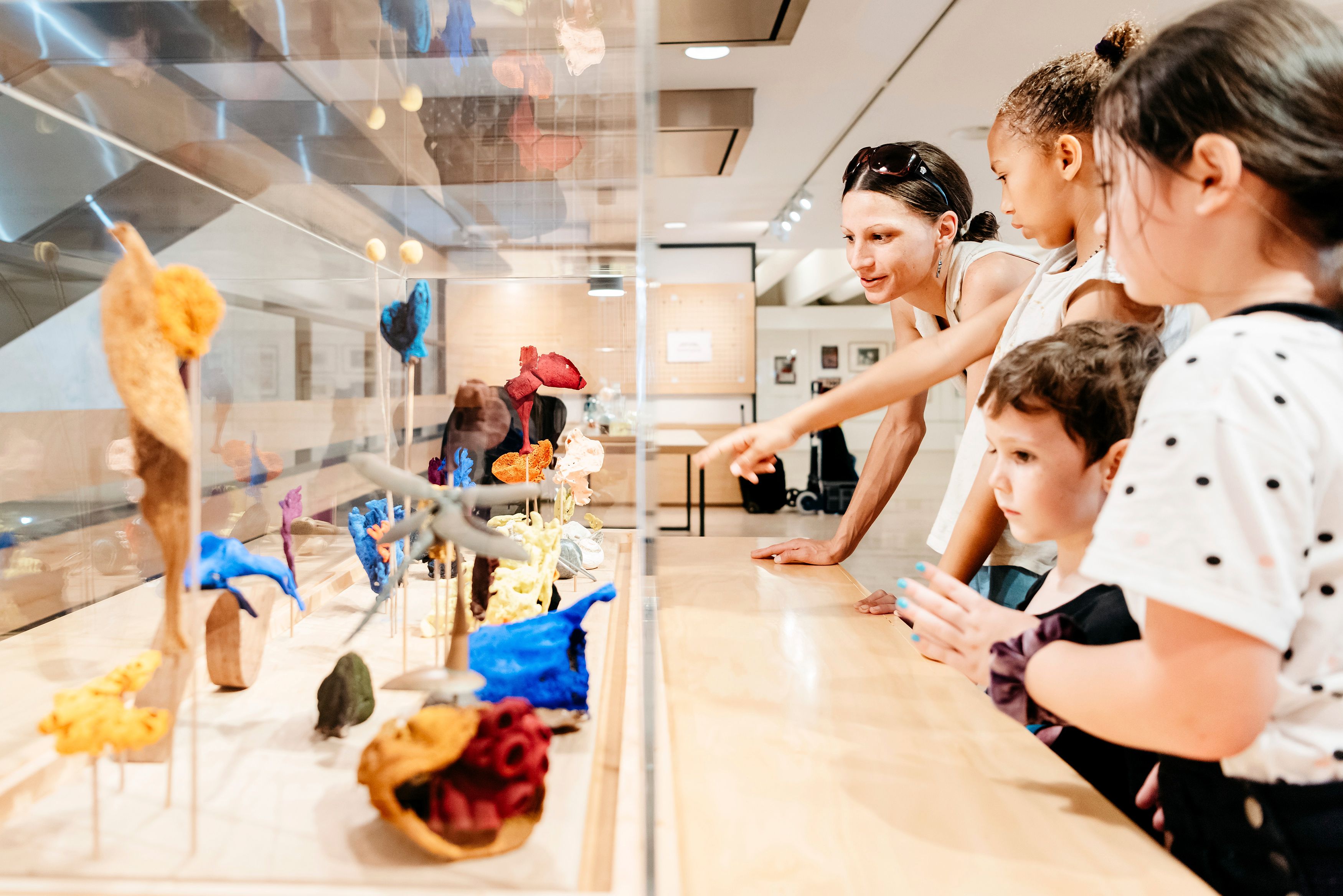 Visitors to ‘Open Studio’ at the Queensland Art Gallery gain insights into the creative practice of contemporary Australian artists