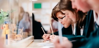 Students participating in a workshop / Photograph: J Ruckli © QAGOMA