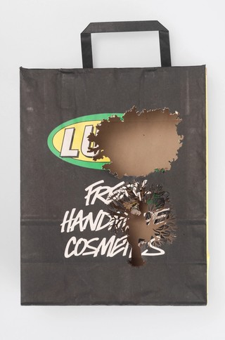 Yuken Teruya, Japan b.1973 / Notice - Forest 2006 / Paper and glue / b: 10.2 x 21.8 x 29.5cm (without handles); 10.2 x 21.8 x 35.5cm (with handles) / Purchased 2007. The Queensland Government's GOMA Acquisitions Fund / Collection: Queensland Art Gallery | Gallery of Modern Art / © Yuken Teruya