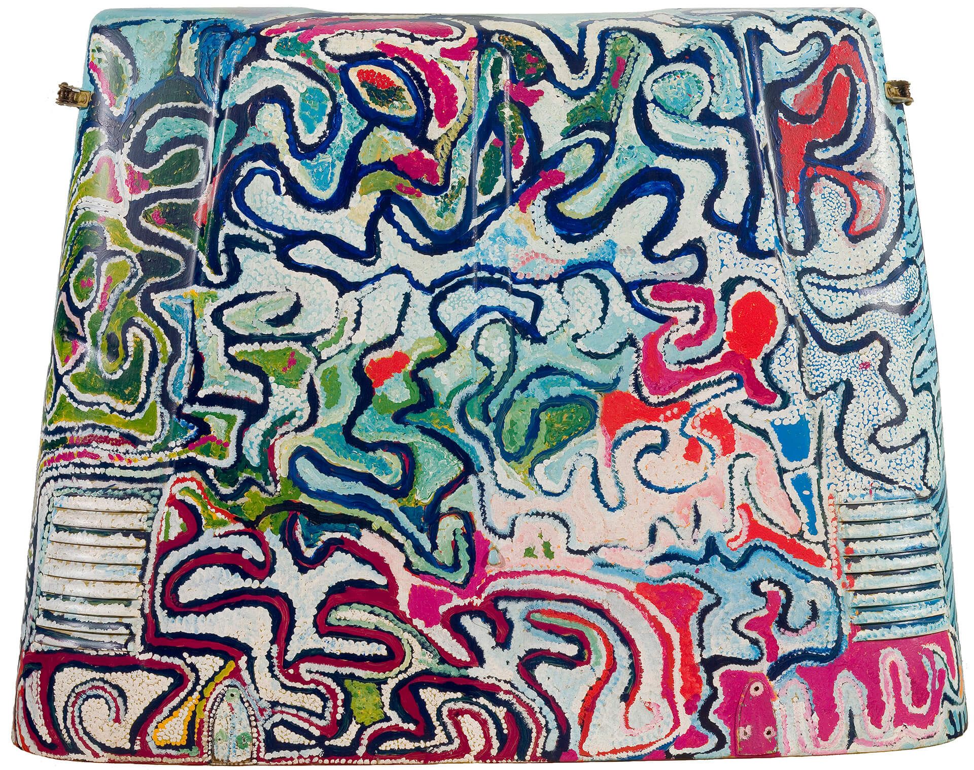 Mary Gibson, Australia b.1952 / Toyota HiLux 2007 / Synthetic polymer paint on metal / 135 x 102 x 12cm / Purchased 2008. The Queensland Government's Gallery of Modern Art Acquisitions Fun / Collection: Queensland Art Gallery | Gallery of Modern Art / © Mary Gibson