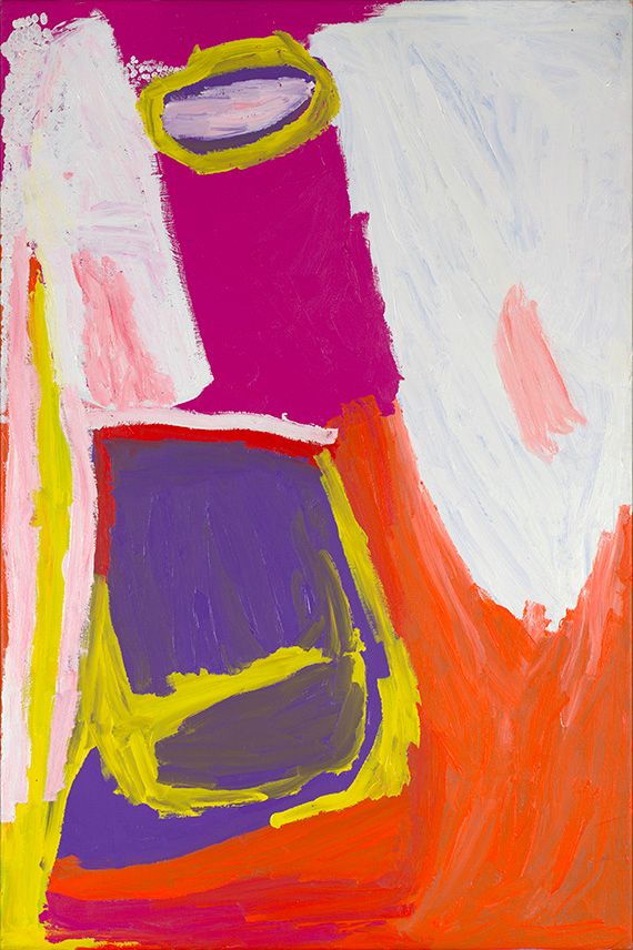 GABORI, Sally Aboriginal, Kaiadilt people Australia b.c.1924 Dibirdibi Country – Topway 2006 Synthetic polymer paint on linen 151 x 101cm Acc. 2008.227 Purchased 2008. The Queensland Art Gallery Foundation Grant