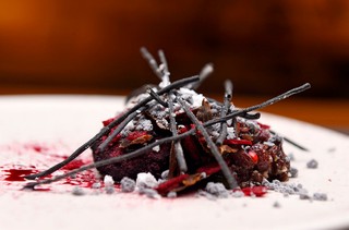 ‘After the Eucalypt Fire’ presented to contestants during Masterchef Series 9 – Ep 22 Pressure Test / Photograph: Martin Philbey