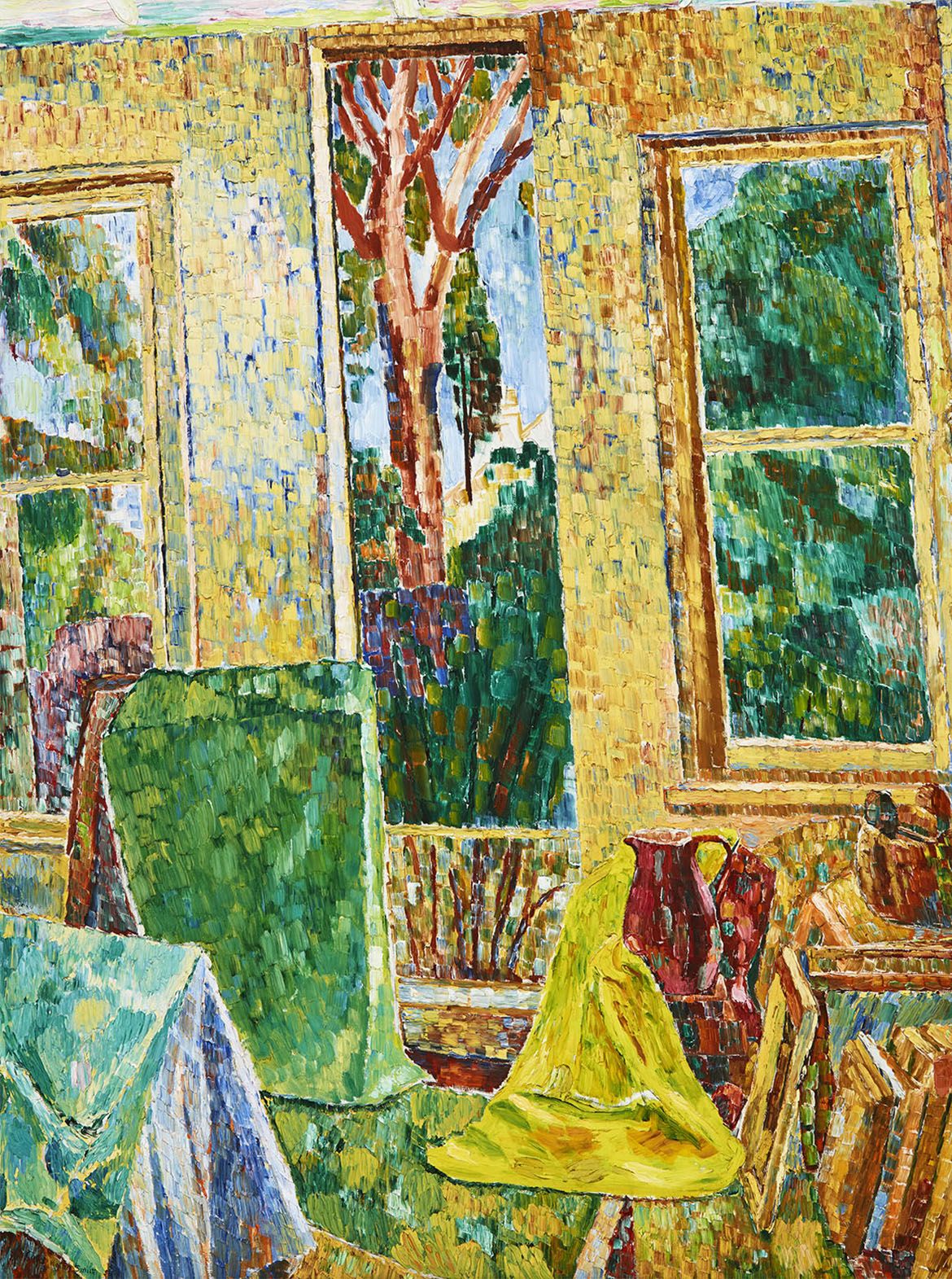 Grace Cossington Smith, Australia 1892-1984 / The window 1956 / Oil on hardboard / Gift of Graham and Judy Martin 2014, assisted by the Australian Masterpiece Fund / Collection: Art Gallery of New South Wales / © Estate of Grace Cossington Smith / Photo: AGNSW/Christopher Snee