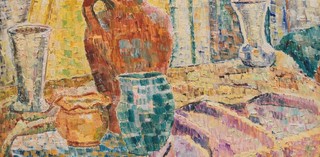 Grace Cossington Smith: A retrospective exhibition / 18 Feb 2006 – 1 May 2006 / Grace Cossington Smith, Australia 1892-1984 / Interior 1958 / Oil on composition board / Gift of the Godfrey Rivers Trust through Miss Daphne Mayo 1958 / Collection: Queensland Art Gallery