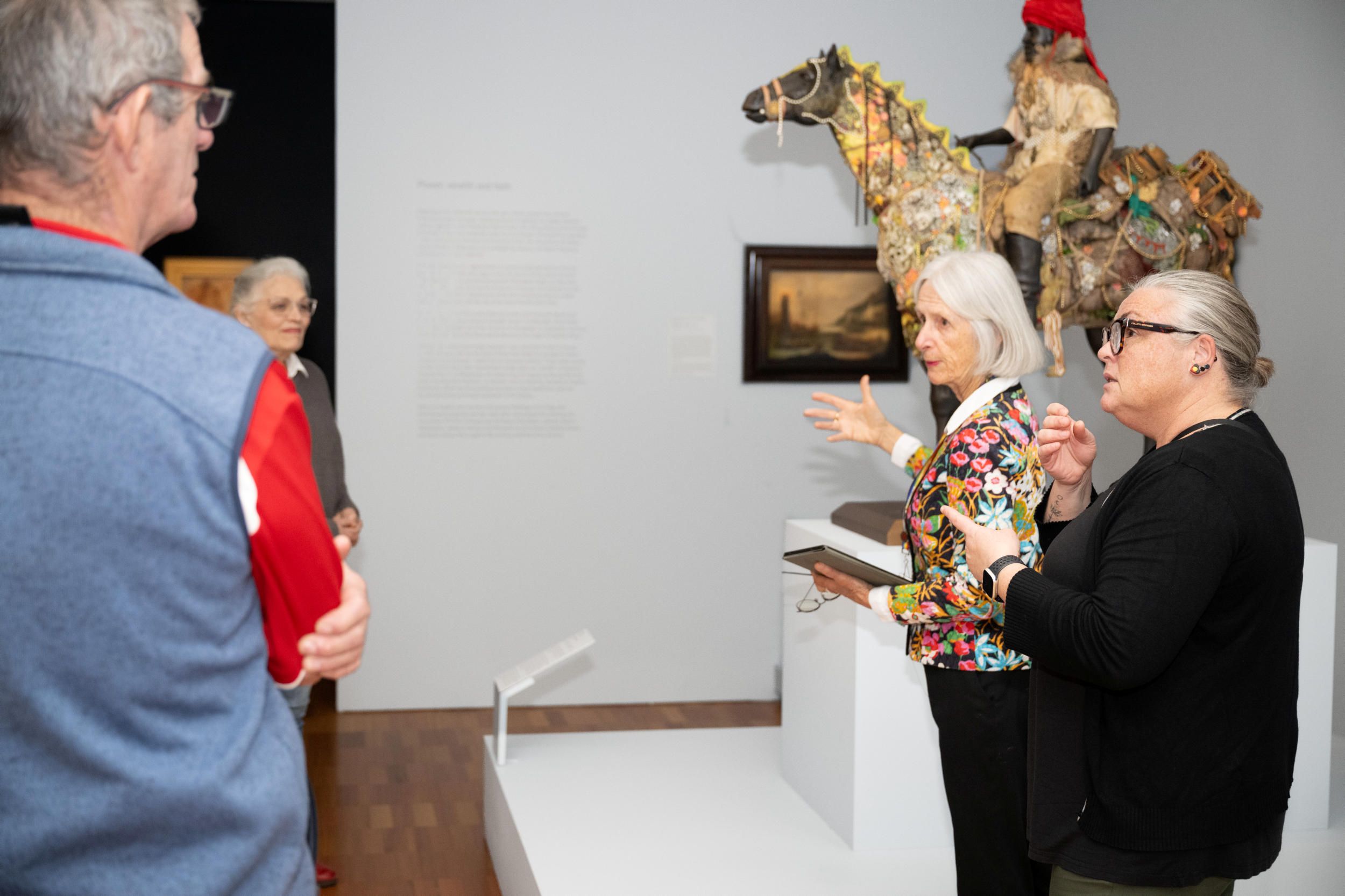 Auslan interpreted tour of International Collection at QAG / Photograph: N Umek © QAGOMA