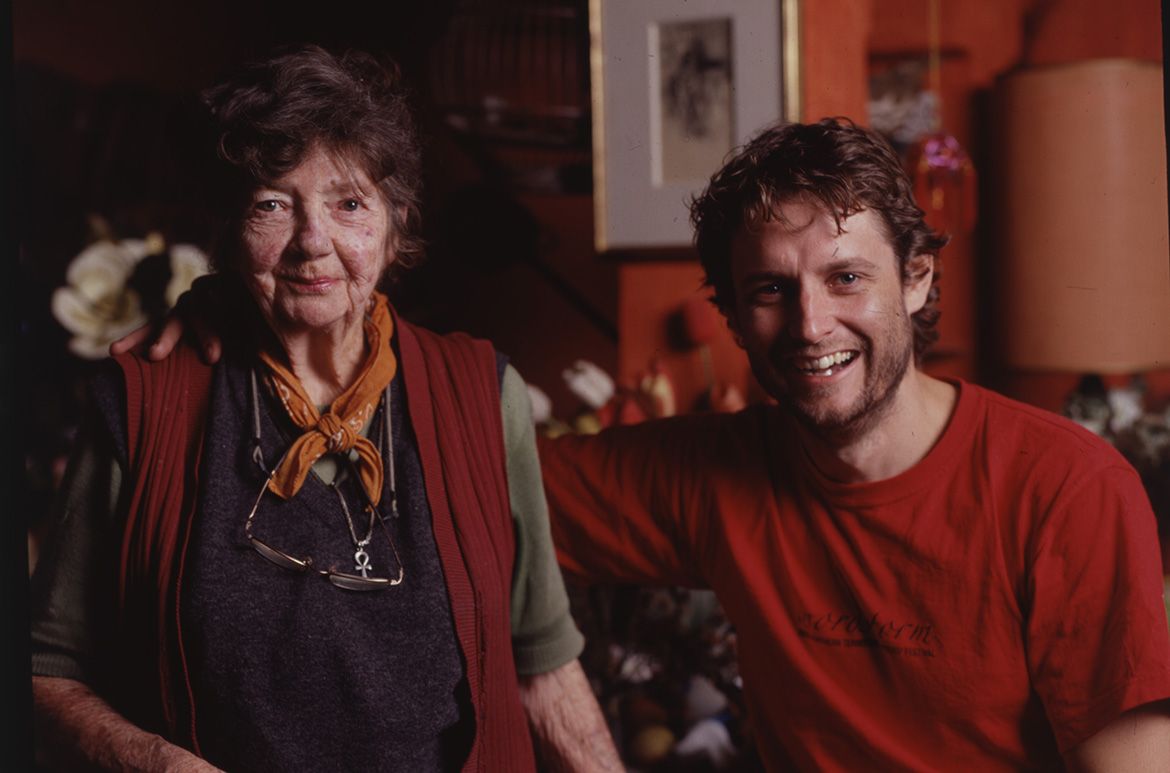 Artists Margaret Olley and Ben Quilty, 2005 / © The Sydney Morning Herald.