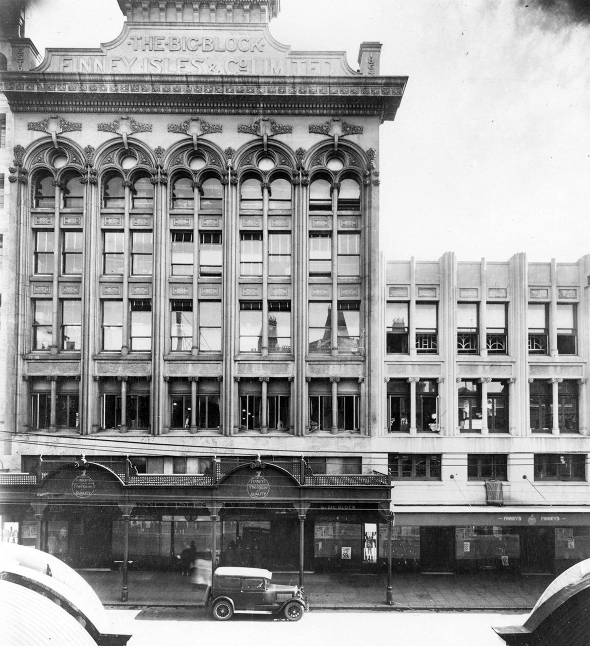 Finney Isles building, Queen Street, Brisbane 1933 / 45267 / Image courtesy: John Oxley Library, State Library of Queensland, Brisbane