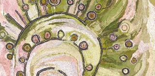 Mrs Burton, Pitjantjatjara people, Australia 1925-2021 / Ngayuku ngura - My Country 2018 / Synthetic polymer paint on linen / 197 x 198cm / Purchased 2018. Queensland Art Gallery | Gallery of Modern Art Foundation / Collection: Queensland Art Gallery | Gallery of Modern Art / © Wawiriya Burton/ Copyright Agency