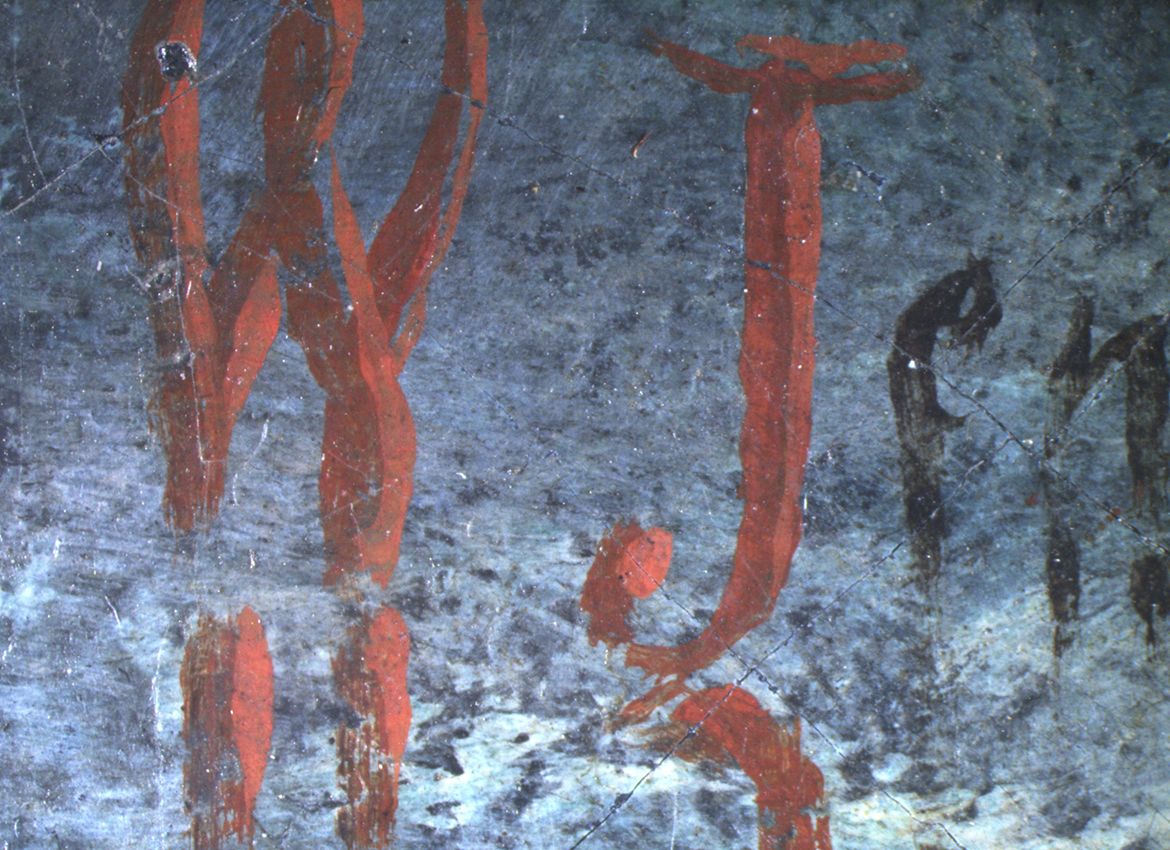 Isaac Walter Jenner, England/Australia 1836-1902 / Cape Chudleigh, Coast of Labrador (detail) 1893, reworked 1895 / Visible light macro / Photograph: A Carter