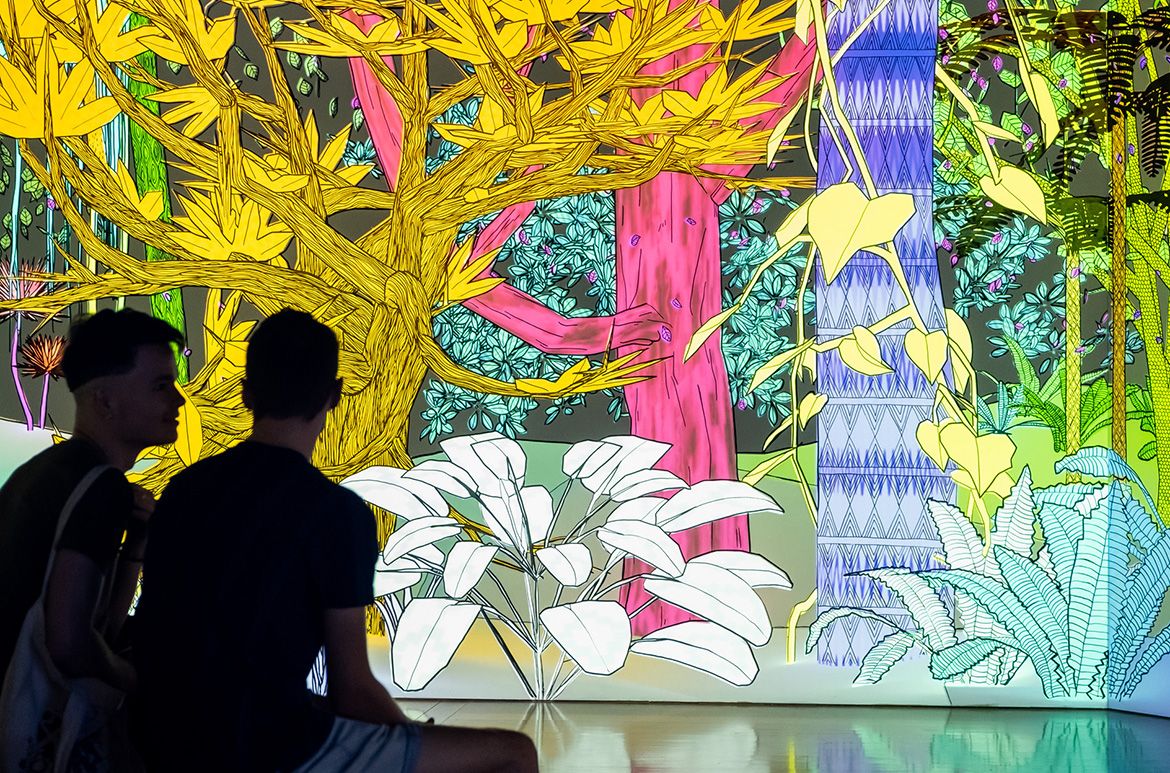 Nicolas Molé, France/New Caledonia b.1975 / IIs vous regardent (They look at you) 2015, reconfigured 2017 / Mixed media installation / Purchased 2017 with funds from the bequest of Jennifer Taylor through the Queensland Art Gallery | Gallery of Modern Art Foundation / Collection: Queensland Art Gallery | Gallery of Modern Art / © Nicolas Molé / Photographs: Natasha Harth © QAGOMA