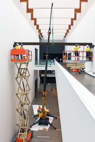 The 8th Asia Pacific Triennial Queensland Art Gallery Gallery of Modern Art installation process