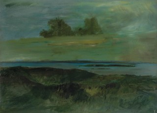 Sidney Nolan, Australia 1917-1992 / Platypus Bay, Fraser Island 1947 / Enamel on board / Purchased 2013. Queensland Art Gallery | Gallery of Modern Art Foundation / Collection: Queensland Art Gallery / © The Bridgeman Art Library