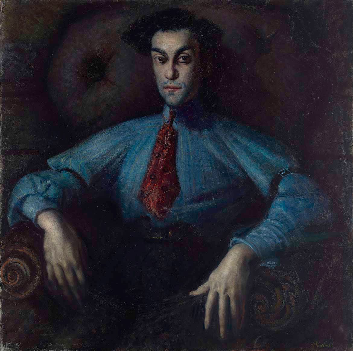 William Dobell, Australia 1899-1970 / The Cypriot 1940 / Oil on canvas / Gift of the Godfrey Rivers Trust through Miss Daphne Mayo 1943 / Collection: Queensland Art Gallery / © Queensland Art Gallery
