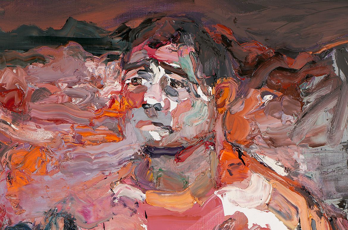 Ben Quilty, Australia b.1973 / Sergeant P, after Afghanistan 2012 / Oil on linen / 190 x 140cm / Purchased 2014 with funds from the Queensland Art Gallery | Gallery of Modern Art Foundation Appeal and Returned & Services League of Australia (Queensland Branch) / Collection: Queensland Art Gallery | Gallery of Modern Art / © Ben Quilty