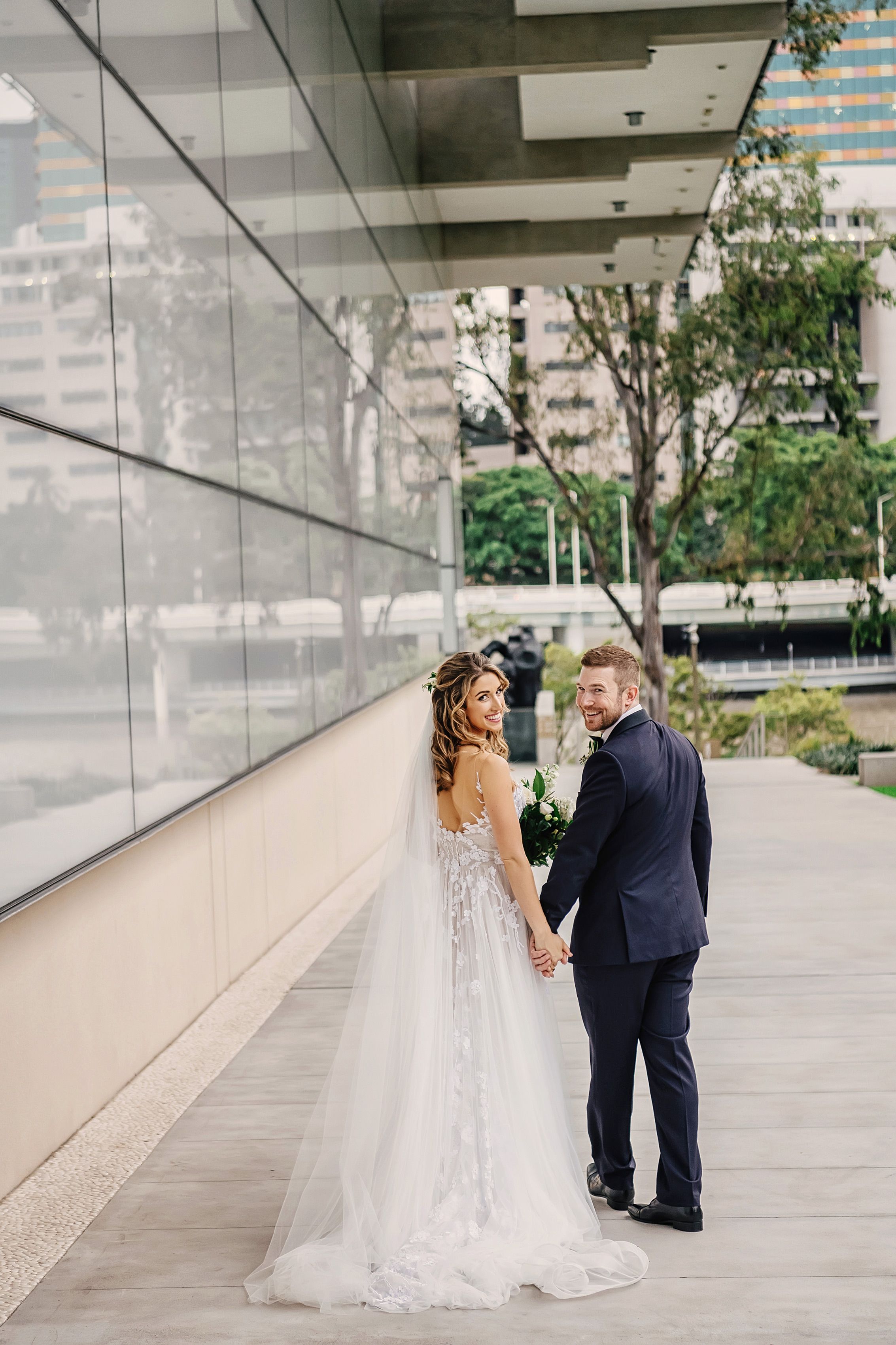 QAGOMA Weddings, Gallery of Modern Art / Photograph: Evernew Studio Photography