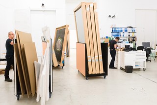 Collection Relocation and Mezzanine project 2016-17 Collection relocation from Collection Storage to Back Galleries