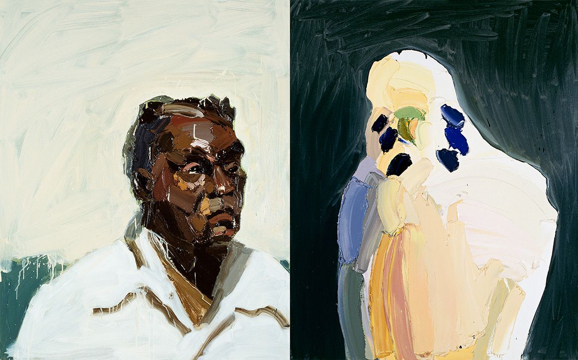 Ben Quilty, Australia b.1973 / Albert 2004 / Oil on canvas / 135 x 220 cm overall (two panels) / Private collection / © Ben Quilty
