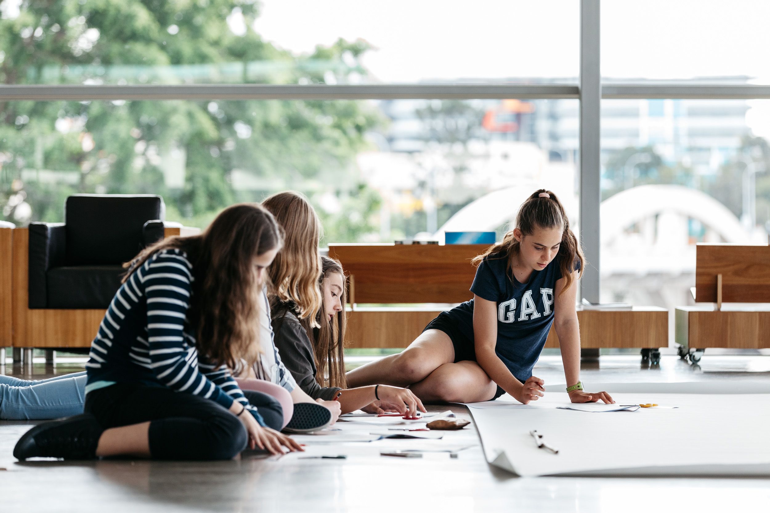 Teens workshop, GOMA, September 2016 / Photograph: J Ruckli © QAGOMA