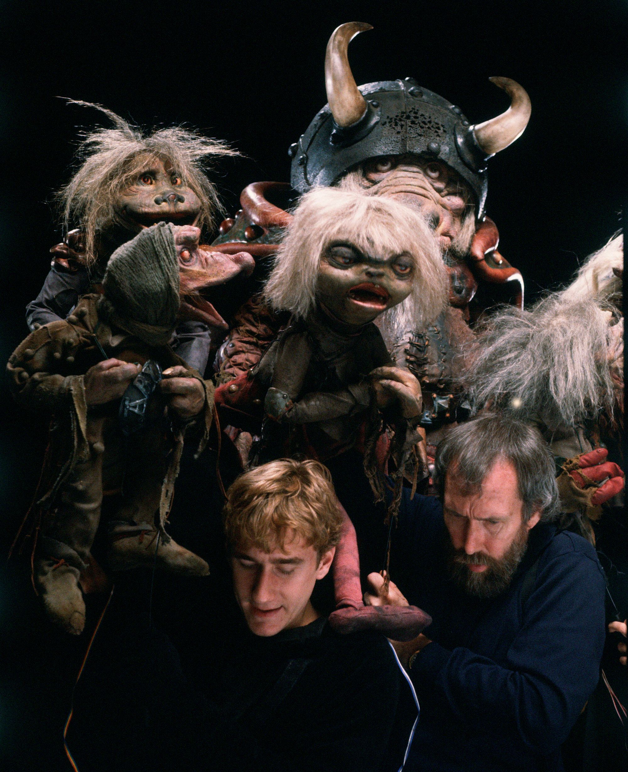 Brian Henson and Jim Henson on the set of Labyrinth 1986 / Director: Jim Henson / ™ & © The Jim Henson Company / Labyrinth Enterprises. All Rights Reserved / Image courtesy: The Jim Henson Company