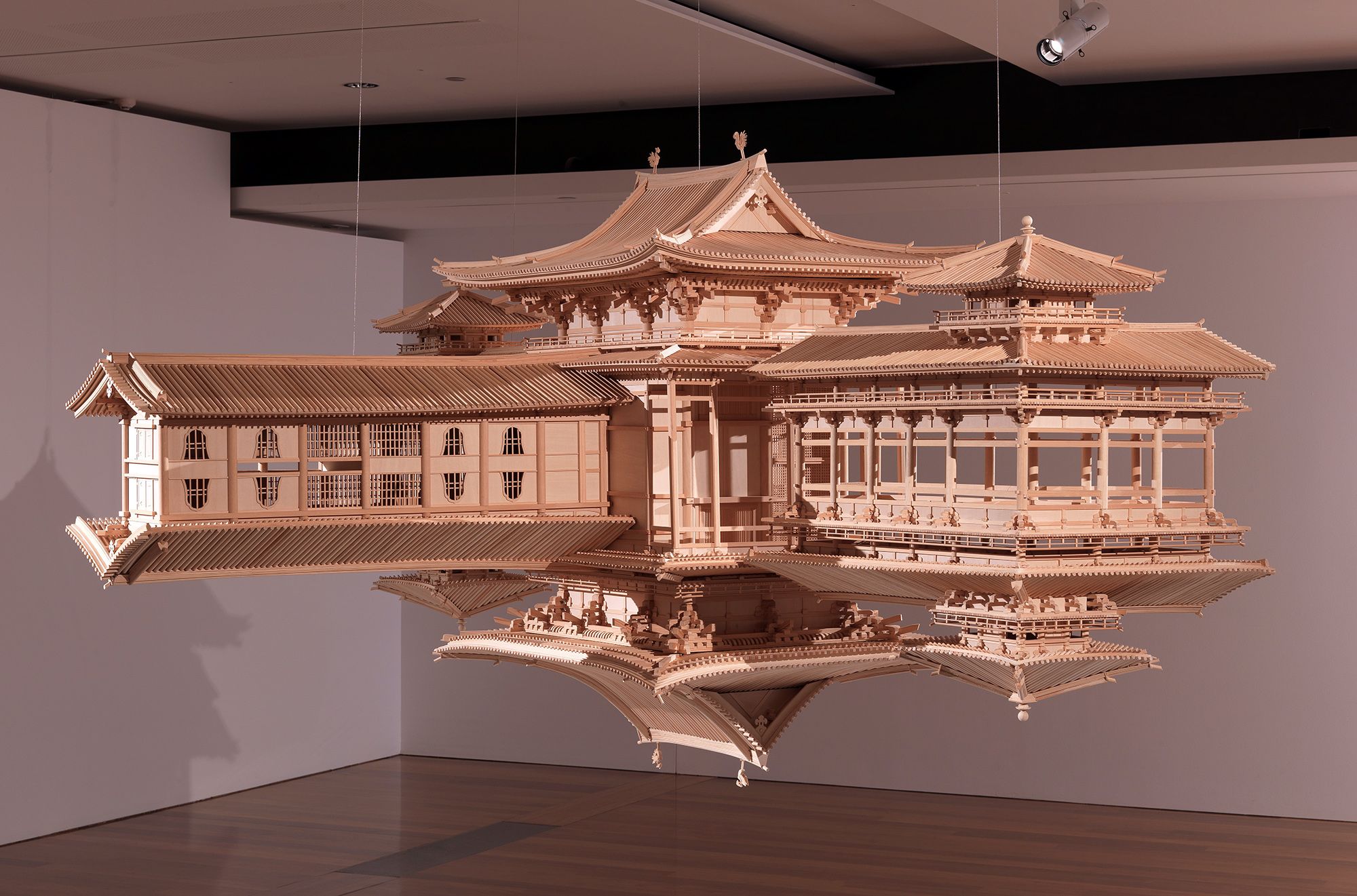 Takahiro Iwasaki, Japan b.1975 / Reflection Model (Perfect Bliss) 2010–12 / Japanese cypress / 150 x 280 x 194cm / The Kenneth and Yasuko Myer Collection of Contemporary Asian Art. Purchased 2013 with funds from Michael Sidney Myer through the QAG Foundation / Collection: Queensland Art Gallery | Gallery of Modern Art / © Takahiro Iwasaki