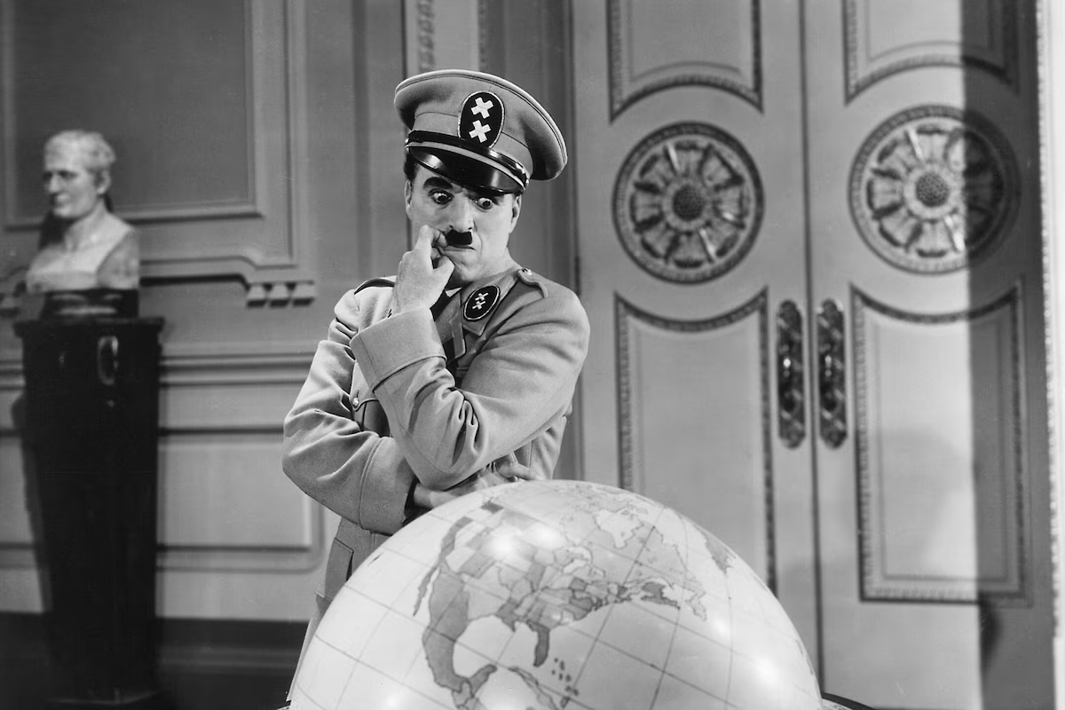 Production still from The Great Dictator 1940 / Director: Charlie Chaplin / Image courtesy: mk2 Films