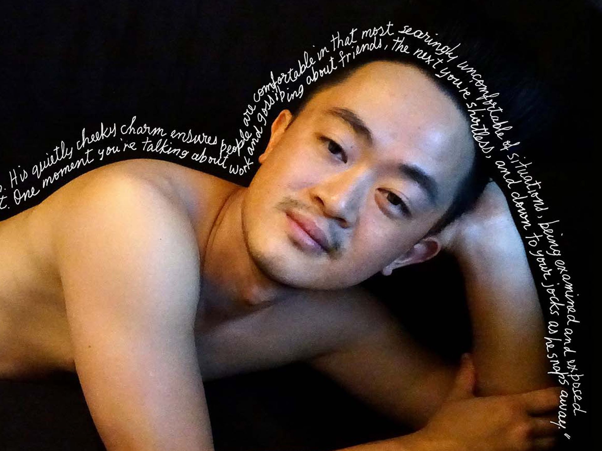William Yang / Australia, b. 1943 / Ben Law. Arncliffe 2016 / Inkjet print on Ilford Galerie Smooth Cotton Rag / Image courtesy: The artist / © William Yang