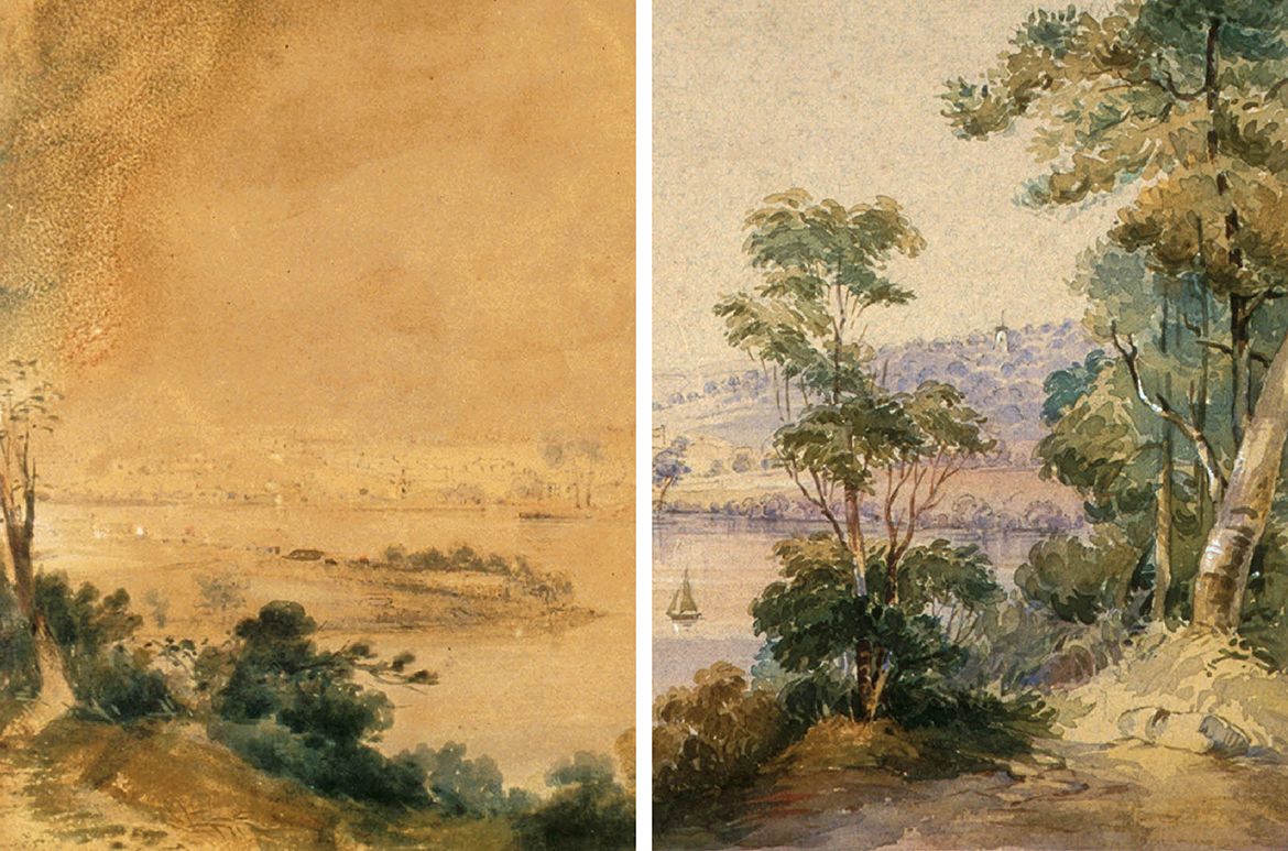Martens, Conrad, England/Australia 1801–78 / Brisbane c.1852 / Watercolour and gouache over pencil on wove paper / 17.1 x 25.1cm / Gift of the Queensland Museum 1910 / Collection: Queensland Art Gallery | Gallery of Modern Art