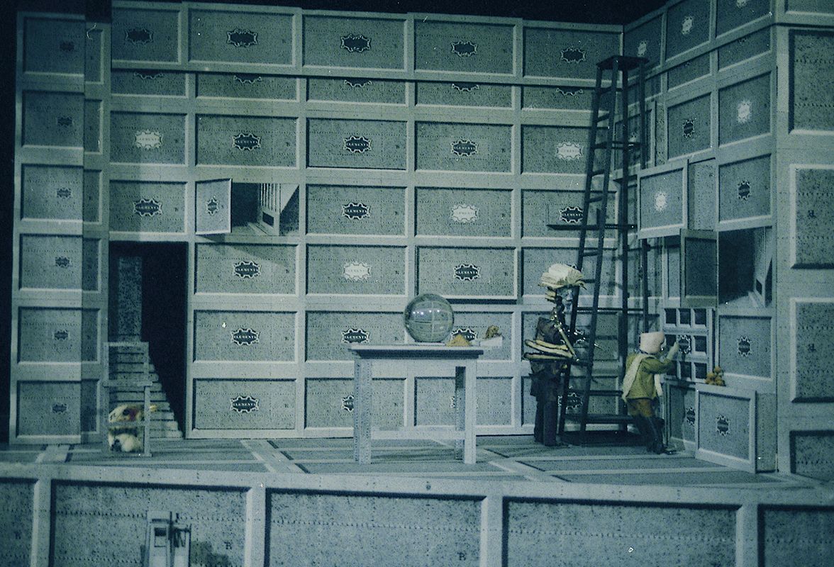 Production still from The Cabinet of Jan Švankmajer 1984 / Directors: Keith Griffiths, Stephen Quay, Timothy Quay / Image courtesy: National Film and Sound Archive of Australia, Canberra