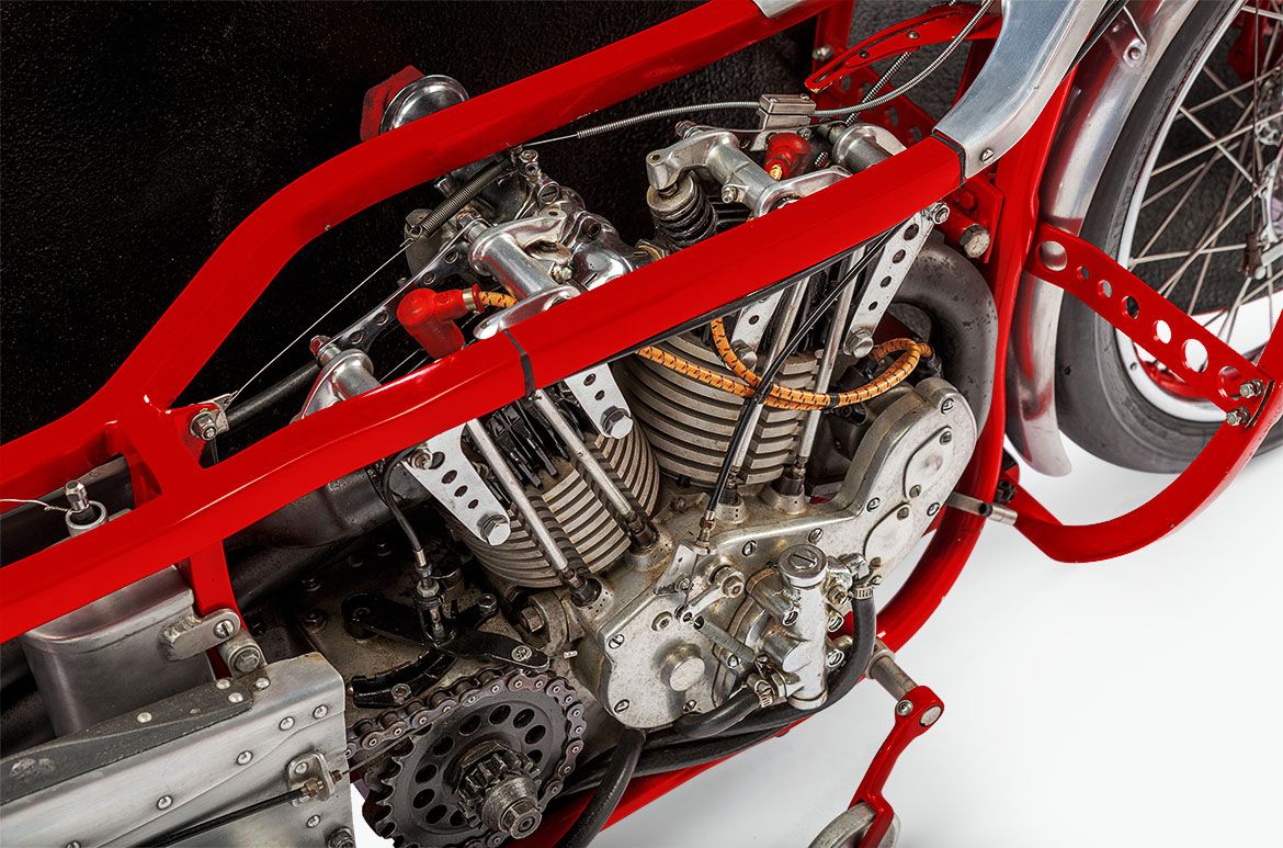 Indian Scout Special 1920 (engine) / Collection: Clyde Crouch / Photograph: Robert LaPrelle