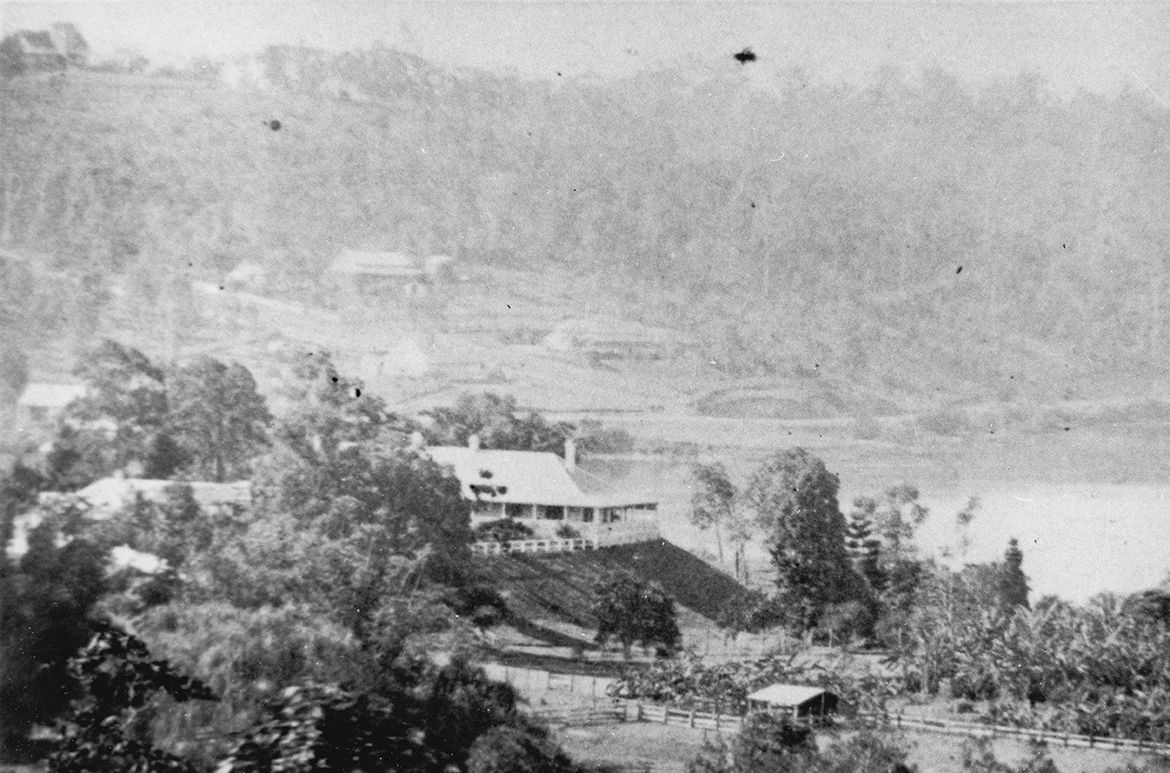 Looking toward Hamilton and the Brisbane River with Newstead House (in foreground) from O’Reilly’s Hill, c.1872 / 99183506639302061 / Courtesy: John Oxley Library, State Library of Queensland, Brisbane