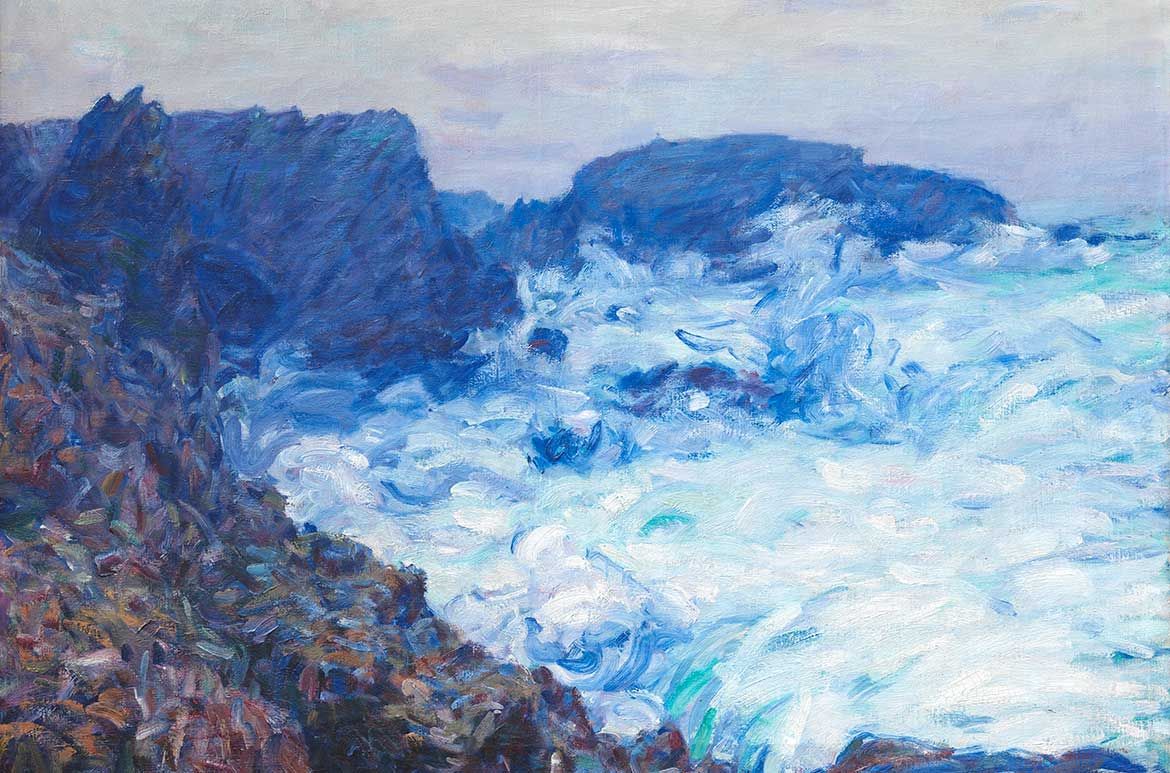 John Russell, Australia/France 1858-1930 / Rochers de Belle-Ile (Rocks at Belle-Ile) (detail) c.1900 / Oil on canvas / 65 x 81.3cm / Purchased 1971 / Collection: Queensland Art Gallery | Gallery of Modern Art