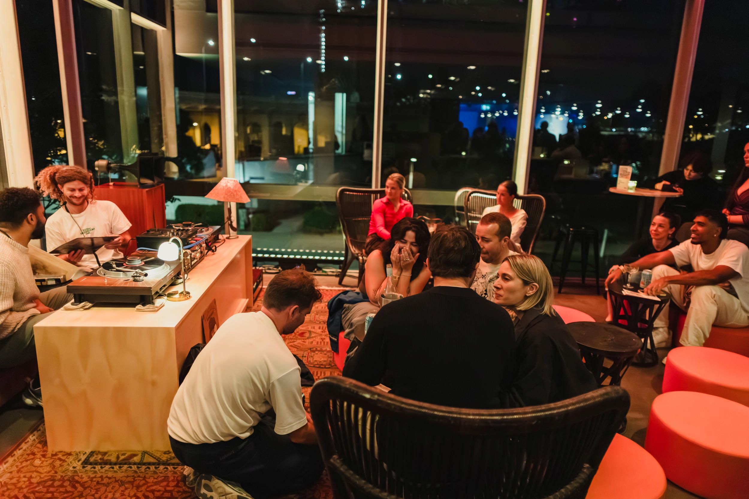 Vinyl Listening Bar at GOMA Friday Nights: Presence, May 2026 / Photograph: K Bennett, QAGOMA