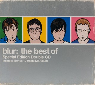 Julian Opie, United Kingdom b.1958 / Blur / Blur – The Best Of / Virgin Records Ltd, 2000 / Compact disk, 2 × CD, compilation, special edition, slipcase; 14 x 12.5cm / Collection: Kristen Hayden / © EMI Records / Portraits © 2000 Julian Opie