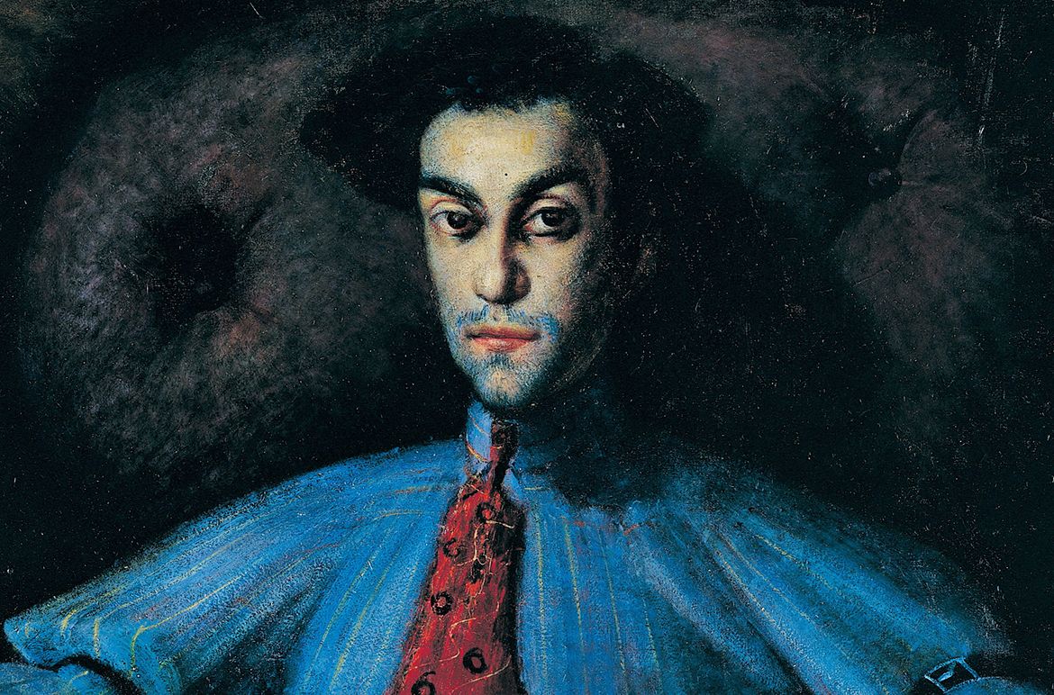 William Dobell, Australia 1899-1970 / The Cypriot 1940 / Oil on canvas / 123.3 x 123.3cm / Gift of the Godfrey Rivers Trust through Miss Daphne Mayo 1943 / Collection: Queensland Art Gallery | Gallery of Modern Art / © QAGOMA
