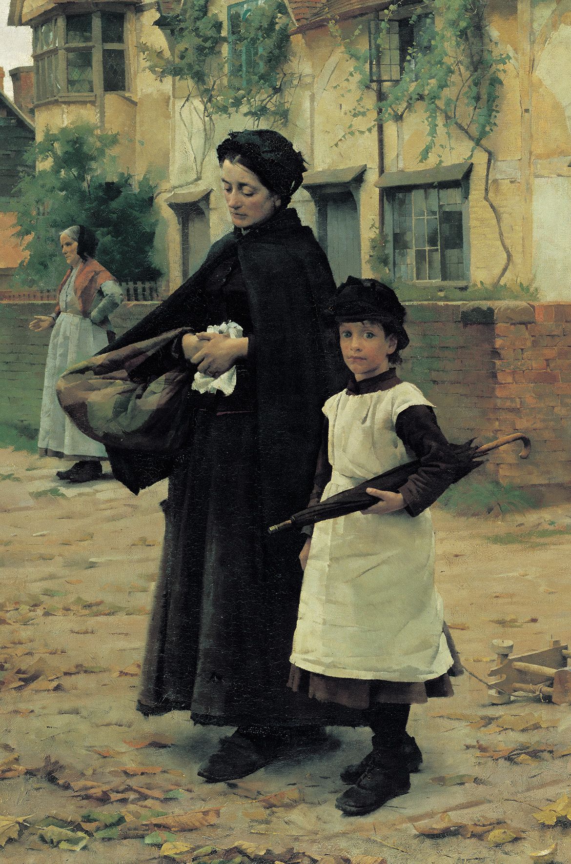 Blandford Fletcher, England 1858–1936 / Evicted 1887 / Oil on canvas / 123.1 x 185.3cm / Purchased 1896 / Collection: Queensland Art Gallery | Gallery of Modern Art