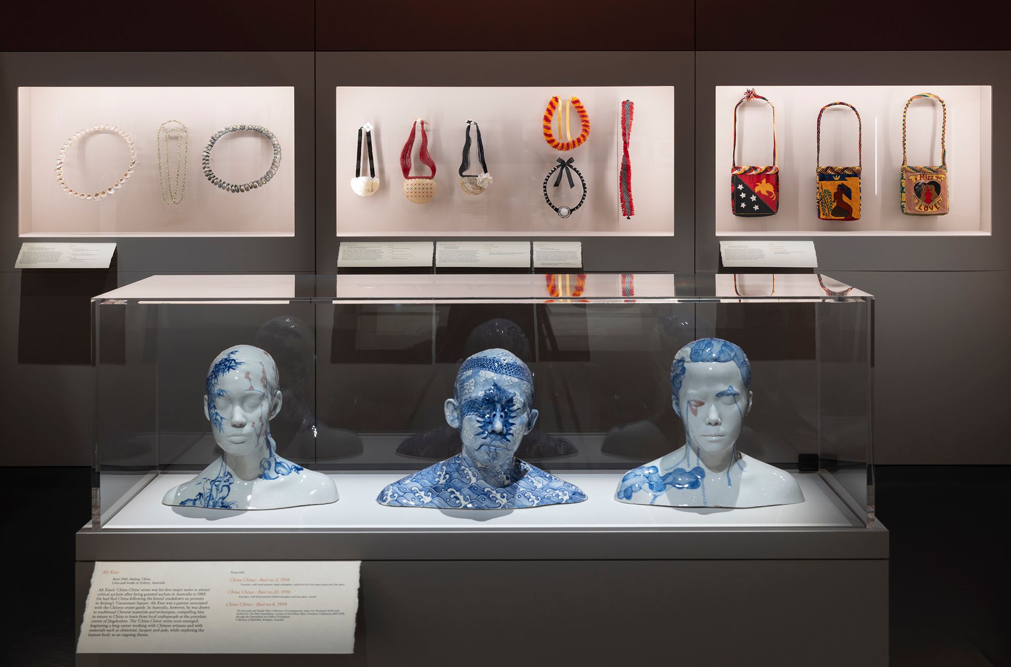 ‘Rising Voices: Contemporary Art from Asia, Australia and the Pacific’, installation view, Victoria & Albert Museum 2026 / Photograph: © The Victoria and Albert Museum, London