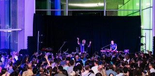 Electric Fields perform during APT9 Summer Festival Up Late, GOMA / January 2019 / Photograph: Joe Ruckli