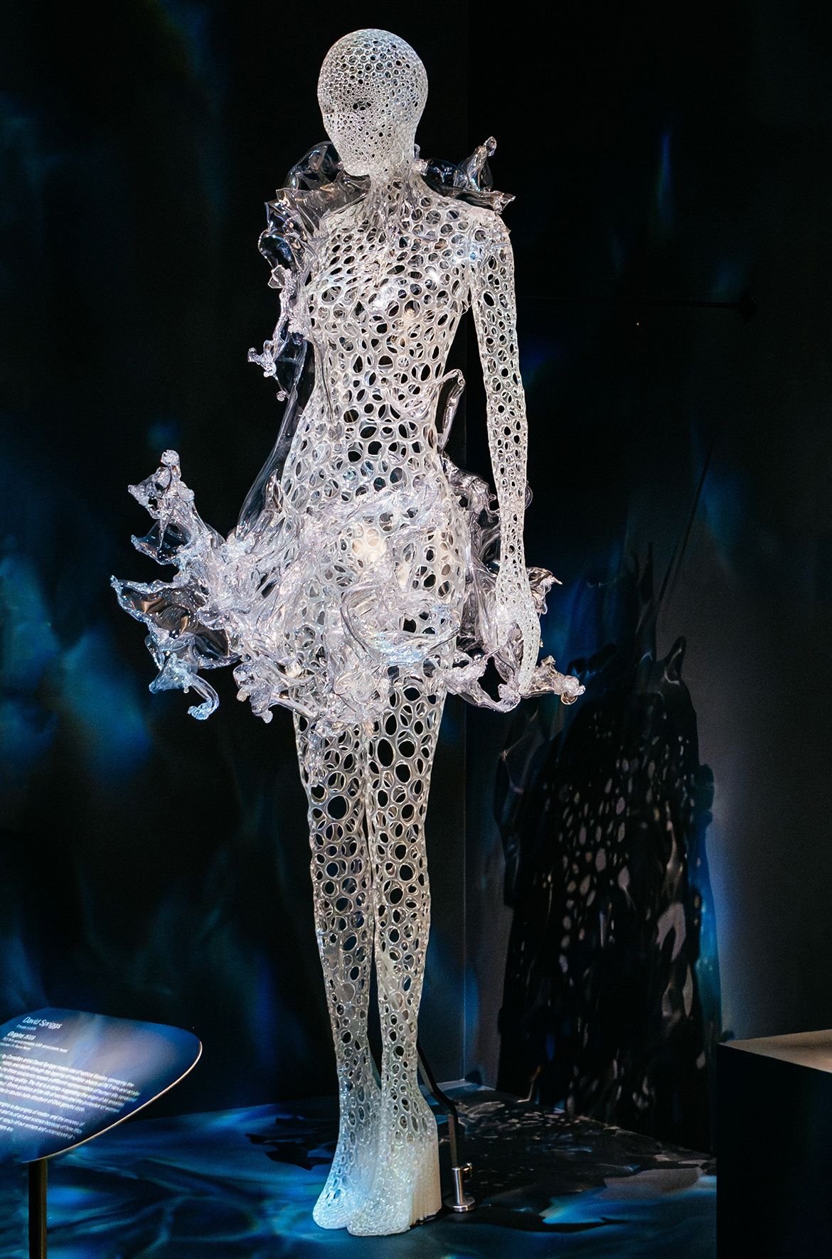 Iris van Herpen, Netherlands b.1984 / Water dress, special project 2010 / Heat-moulded PETG / Collection: Groninger Museum, Netherlands / © Iris van Herpen atelier