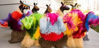 Nick Cave / HEARD (details) 2012, outside the Gallery of Modern Art, Brisbane / Purchased 2016 to mark the tenth anniversary of the opening of the Gallery of Modern Art with funds from the Josephine Ulrick and Win Schubert Diversity Foundation through the Queensland Art Gallery | Gallery of Modern Art Foundation / Collection: Queensland Art Gallery / © The artist / Photograph: Natasha Harth © QAGOMA