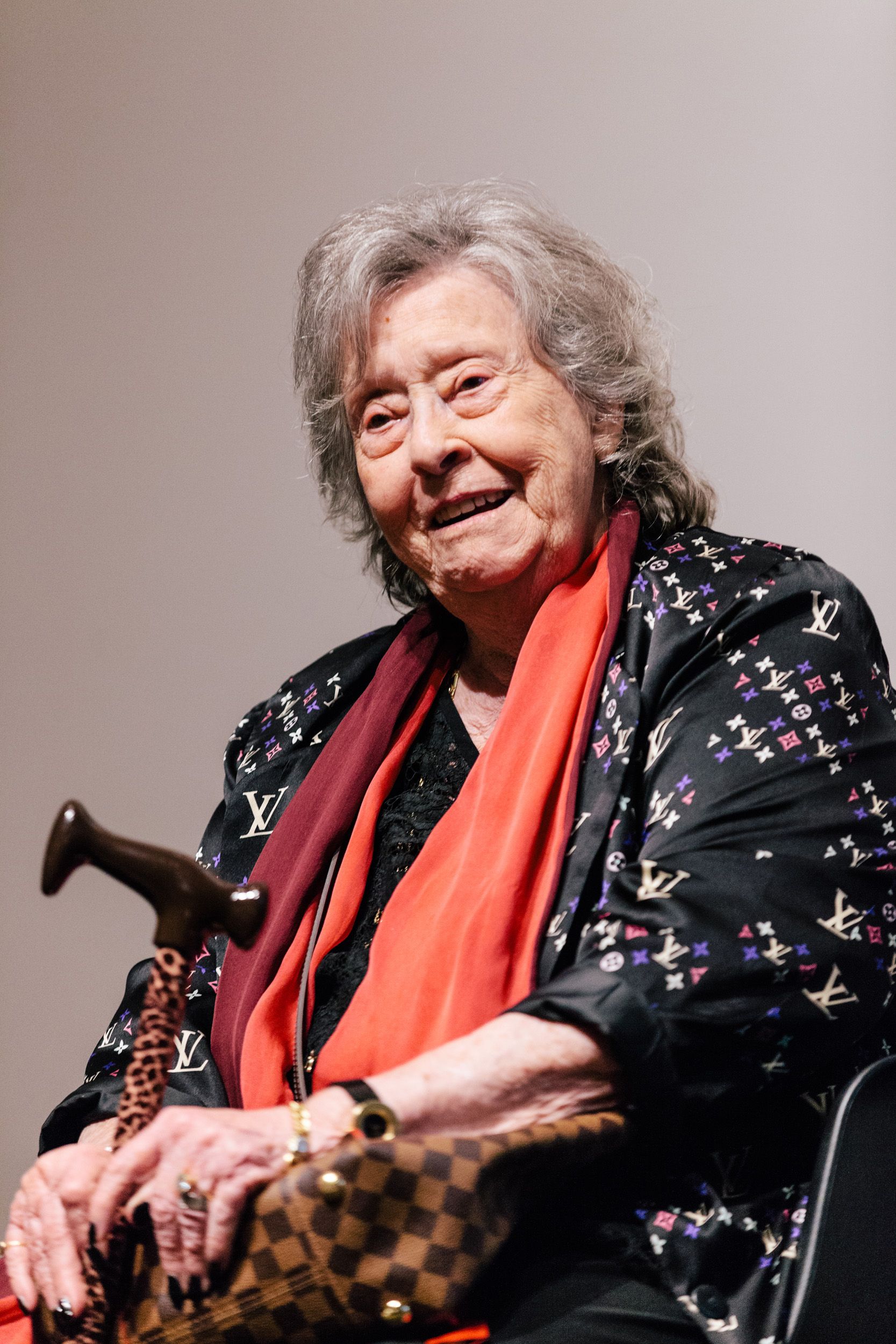 2015 QAGOMA Medal recipient Win Schubert AO at the Foundation Annual Dinner, QAG, October 2015 / Photograph: J Ruckli