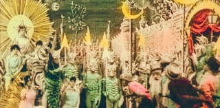 Production still from Le Voyage dans la Lune (A Trip to the Moon) 1902 / Director: Georges Méliès / Image courtesy: mk2 Films