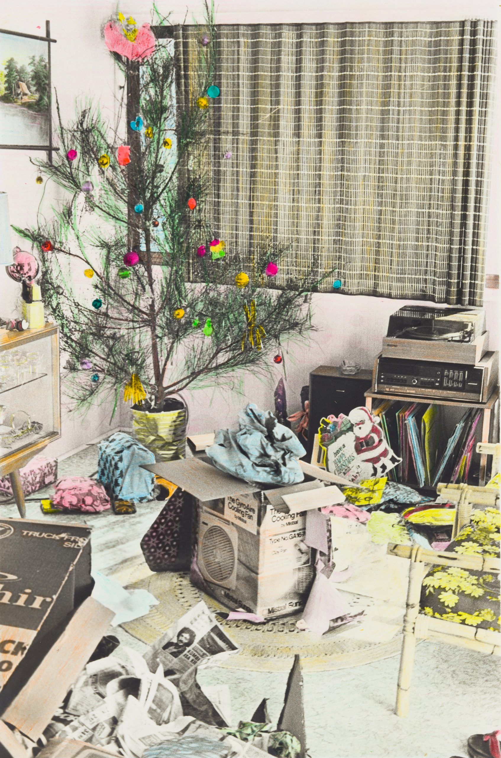 Ruth Maddison, Australia b.1945 / (Untitled 7) (from ‘Christmas holiday with Bob’s family, Queensland, 1978’ series) 1978-79 / Gelatin silver photograph, hand-coloured on paper / 16.5 x 10.9cm / Purchased 1995. QAG Foundation / Collection: Queensland Art Gallery | Gallery of Modern Art / © Ruth Maddison