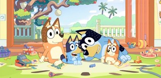 Production still from Bluey 2018–present (detail) / Director: Joe Brumm / Image courtesy: ABC