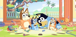 Production still from Bluey 2018–present (detail) / Director: Joe Brumm / Image courtesy: ABC