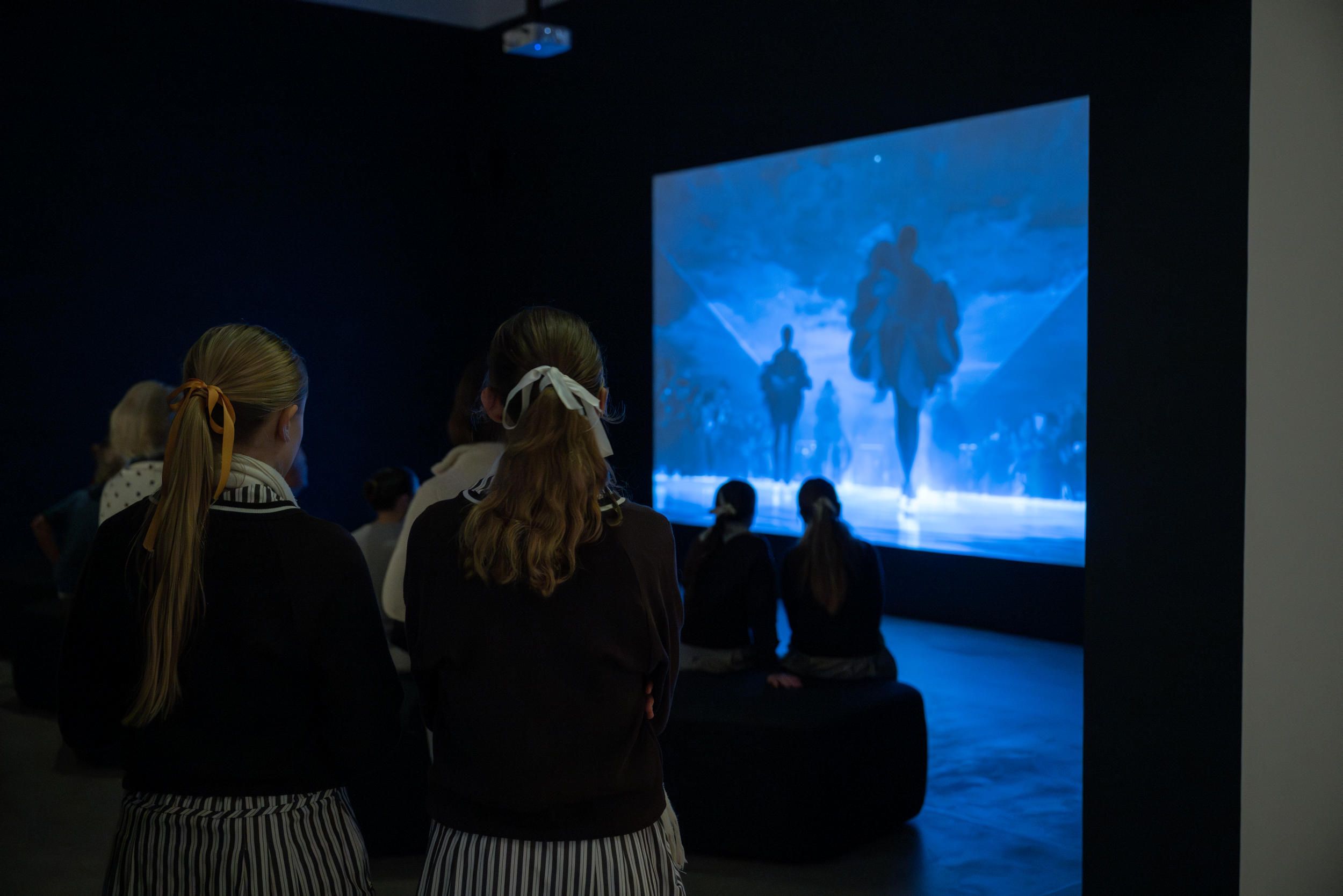 Visitors to Iris van Herpen / July 2024 / Gallery of Modern Art, Brisbane / Photography: N Umek, QAGOMA